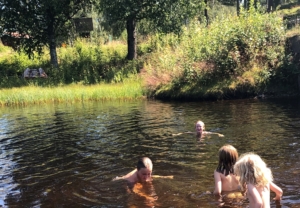 Malingsbo herrgard - badet i Hestrommen