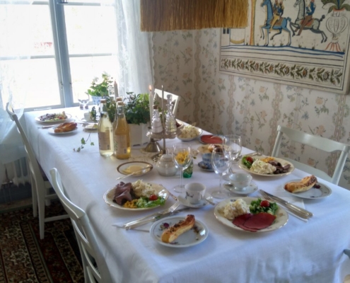 Lunch i Handlarens villa